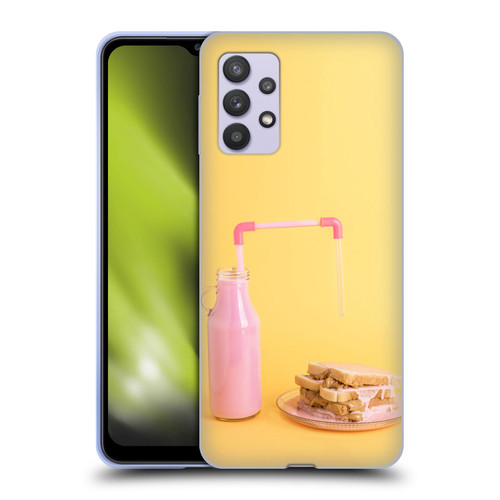 Pepino De Mar Foods Sandwich 2 Soft Gel Case for Samsung Galaxy A32 5G / M32 5G (2021)