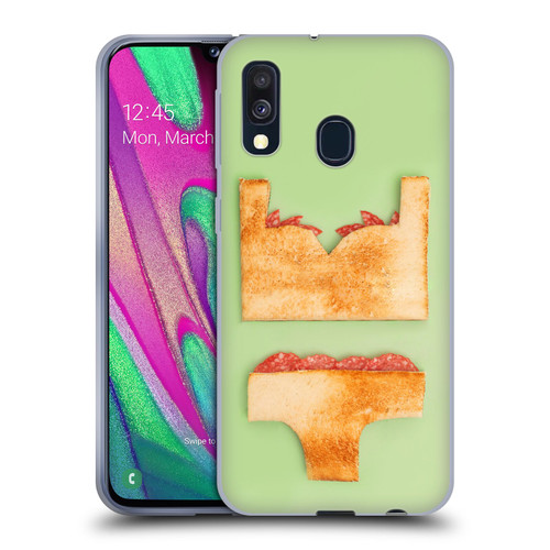 Pepino De Mar Foods Sandwich Soft Gel Case for Samsung Galaxy A40 (2019)