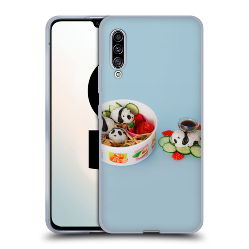 Pepino De Mar Foods Panda Rice Ball Soft Gel Case for Samsung Galaxy A90 5G (2019)