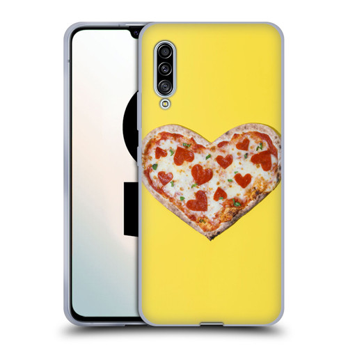 Pepino De Mar Foods Heart Pizza Soft Gel Case for Samsung Galaxy A90 5G (2019)