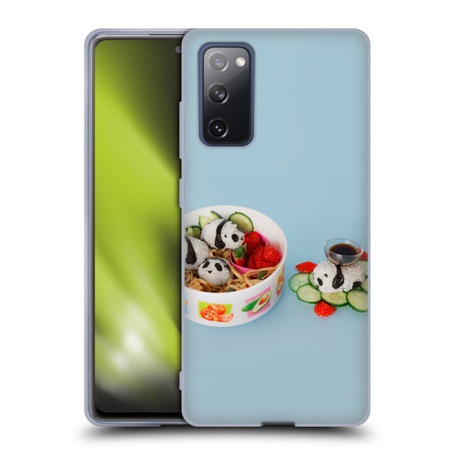Pepino De Mar Foods Panda Rice Ball Soft Gel Case for Samsung Galaxy S20 FE / 5G