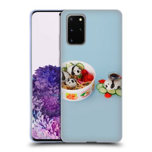 Pepino De Mar Foods Panda Rice Ball Soft Gel Case for Samsung Galaxy S20+ / S20+ 5G