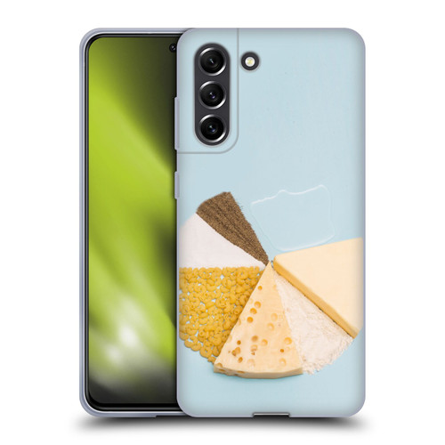Pepino De Mar Foods Pie Soft Gel Case for Samsung Galaxy S21 FE 5G