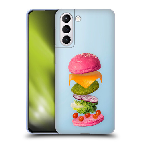 Pepino De Mar Foods Burger 2 Soft Gel Case for Samsung Galaxy S21+ 5G