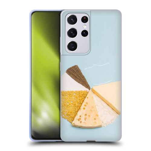 Pepino De Mar Foods Pie Soft Gel Case for Samsung Galaxy S21 Ultra 5G