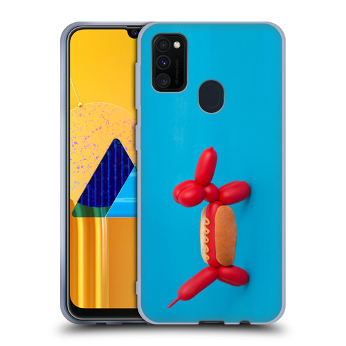 Pepino De Mar Foods Hotdog Soft Gel Case for Samsung Galaxy M30s (2019)/M21 (2020)