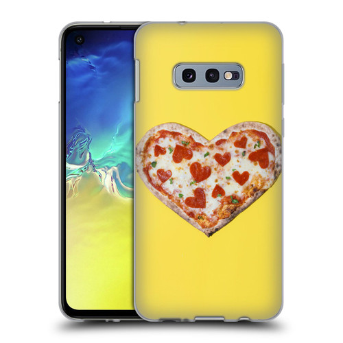 Pepino De Mar Foods Heart Pizza Soft Gel Case for Samsung Galaxy S10e
