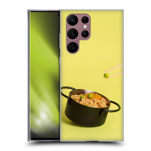 Pepino De Mar Foods Fried Rice Soft Gel Case for Samsung Galaxy S22 Ultra 5G