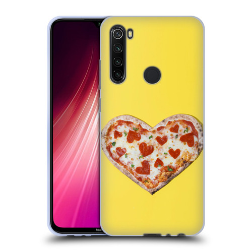 Pepino De Mar Foods Heart Pizza Soft Gel Case for Xiaomi Redmi Note 8T