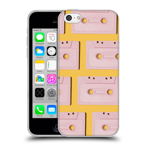 Pepino De Mar Patterns 2 Cassette Tape Soft Gel Case for Apple iPhone 5c