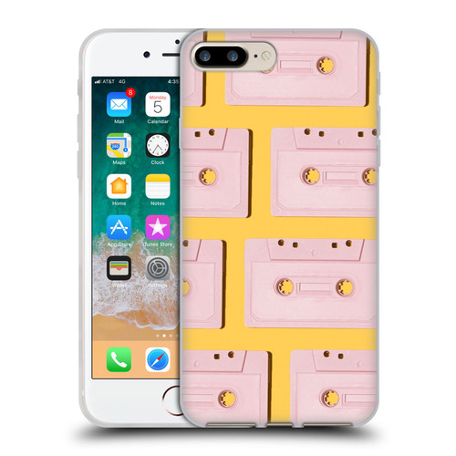 Pepino De Mar Patterns 2 Cassette Tape Soft Gel Case for Apple iPhone 7 Plus / iPhone 8 Plus