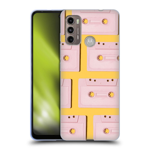 Pepino De Mar Patterns 2 Cassette Tape Soft Gel Case for Motorola Moto G60 / Moto G40 Fusion