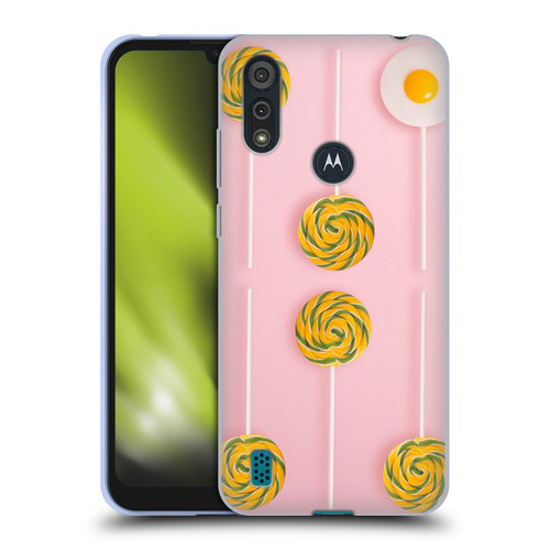 Pepino De Mar Patterns 2 Lollipop Soft Gel Case for Motorola Moto E6s (2020)