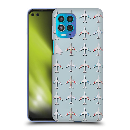 Pepino De Mar Patterns 2 Airplane Soft Gel Case for Motorola Moto G100