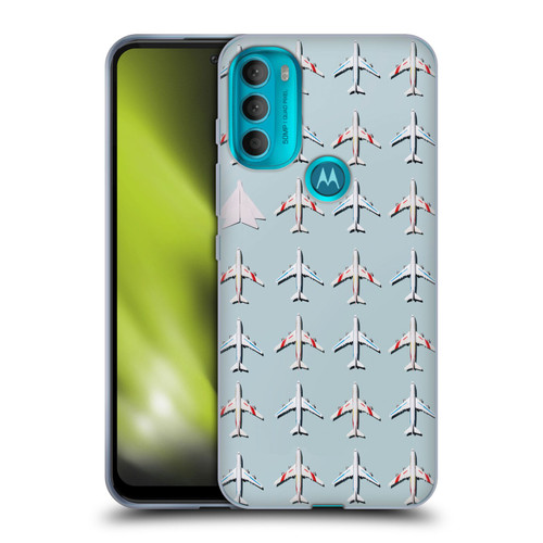 Pepino De Mar Patterns 2 Airplane Soft Gel Case for Motorola Moto G71 5G