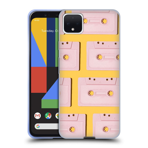 Pepino De Mar Patterns 2 Cassette Tape Soft Gel Case for Google Pixel 4 XL