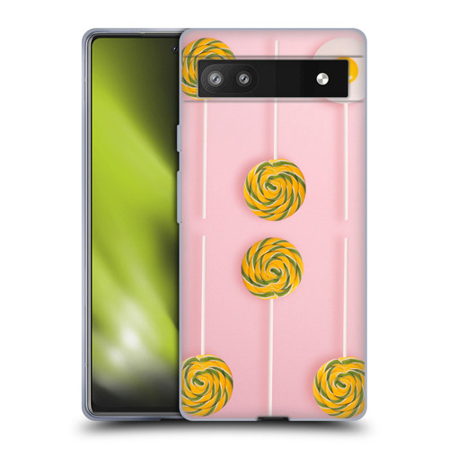 Pepino De Mar Patterns 2 Lollipop Soft Gel Case for Google Pixel 6a