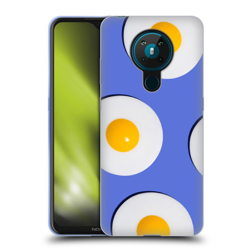Pepino De Mar Patterns 2 Egg Soft Gel Case for Nokia 5.3