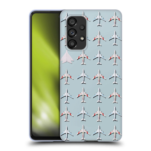 Pepino De Mar Patterns 2 Airplane Soft Gel Case for Samsung Galaxy A53 5G (2022)