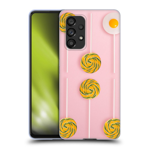 Pepino De Mar Patterns 2 Lollipop Soft Gel Case for Samsung Galaxy A53 5G (2022)