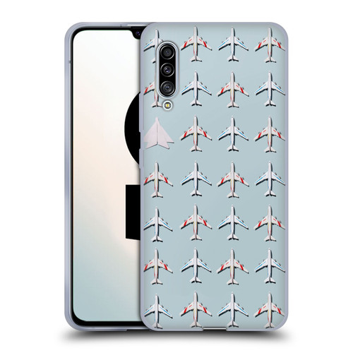Pepino De Mar Patterns 2 Airplane Soft Gel Case for Samsung Galaxy A90 5G (2019)