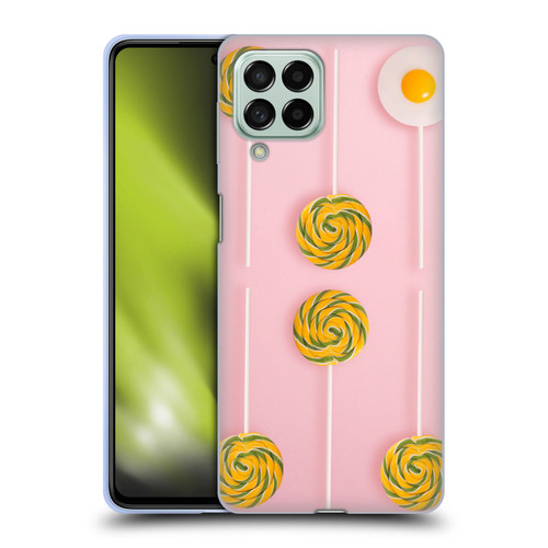 Pepino De Mar Patterns 2 Lollipop Soft Gel Case for Samsung Galaxy M53 (2022)