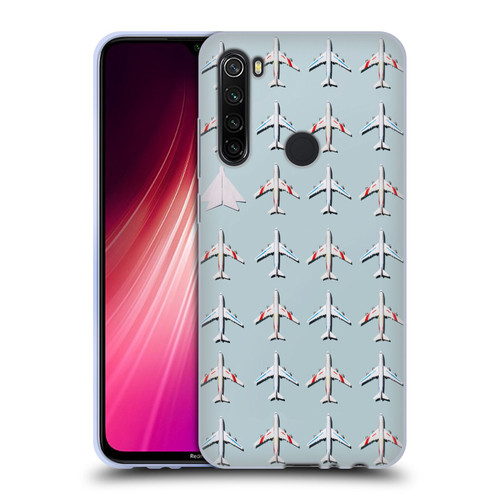 Pepino De Mar Patterns 2 Airplane Soft Gel Case for Xiaomi Redmi Note 8T
