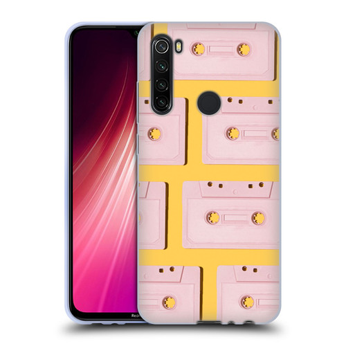 Pepino De Mar Patterns 2 Cassette Tape Soft Gel Case for Xiaomi Redmi Note 8T