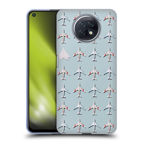 Pepino De Mar Patterns 2 Airplane Soft Gel Case for Xiaomi Redmi Note 9T 5G