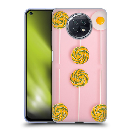 Pepino De Mar Patterns 2 Lollipop Soft Gel Case for Xiaomi Redmi Note 9T 5G