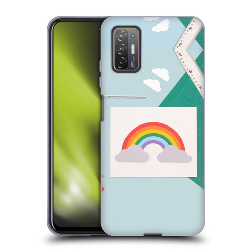 Pepino De Mar Rainbow Art Soft Gel Case for HTC Desire 21 Pro 5G