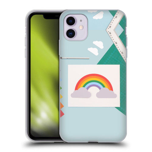 Pepino De Mar Rainbow Art Soft Gel Case for Apple iPhone 11