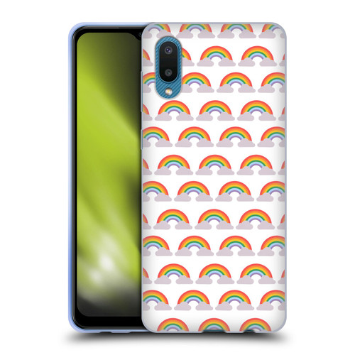 Pepino De Mar Rainbow Pattern Soft Gel Case for Samsung Galaxy A02/M02 (2021)