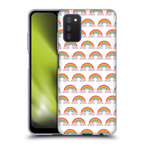 Pepino De Mar Rainbow Pattern Soft Gel Case for Samsung Galaxy A03s (2021)
