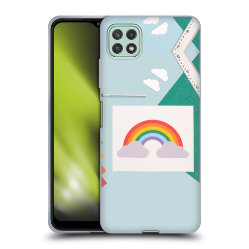 Pepino De Mar Rainbow Art Soft Gel Case for Samsung Galaxy A22 5G / F42 5G (2021)