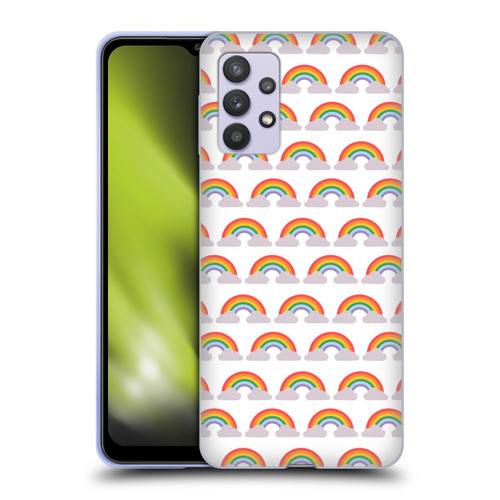 Pepino De Mar Rainbow Pattern Soft Gel Case for Samsung Galaxy A32 5G / M32 5G (2021)