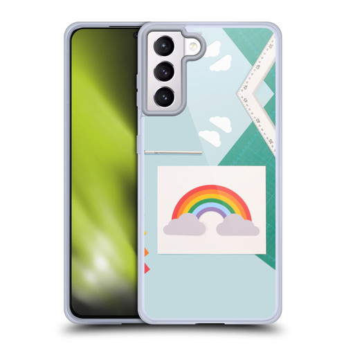 Pepino De Mar Rainbow Art Soft Gel Case for Samsung Galaxy S21+ 5G