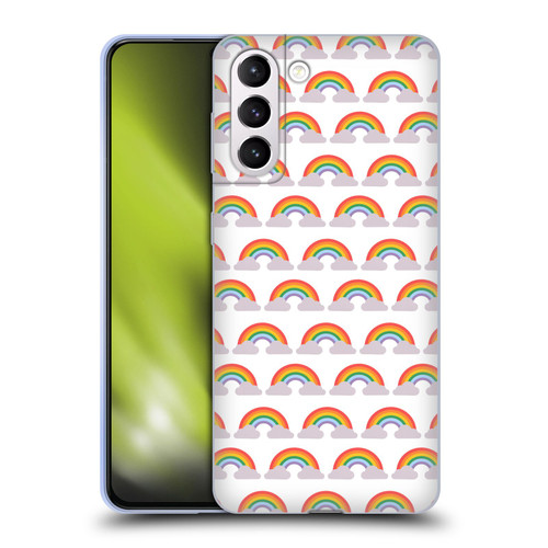 Pepino De Mar Rainbow Pattern Soft Gel Case for Samsung Galaxy S21+ 5G