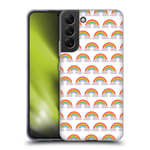 Pepino De Mar Rainbow Pattern Soft Gel Case for Samsung Galaxy S22+ 5G