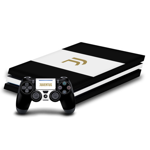 Juventus Football Club Art Black Stripes Vinyl Sticker Skin Decal Cover for Sony PS4 Pro Bundle