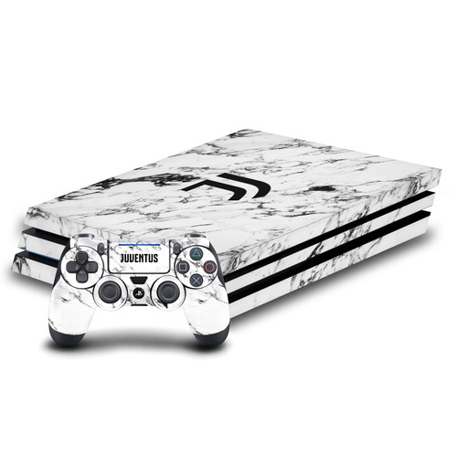 Juventus Football Club Art White Marble Vinyl Sticker Skin Decal Cover for Sony PS4 Pro Bundle