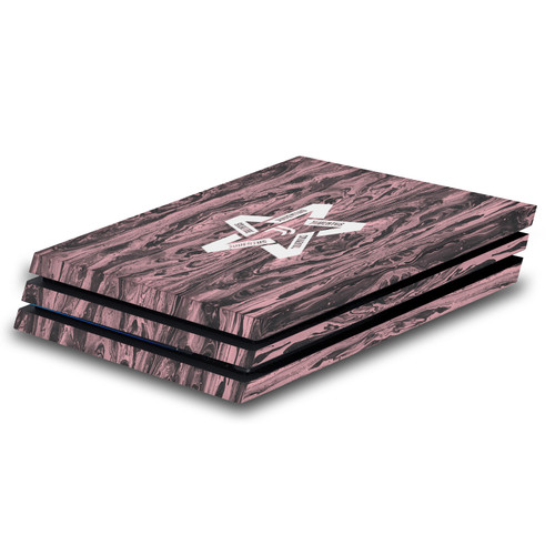 Juventus Football Club Art Black & Pink Marble Vinyl Sticker Skin Decal Cover for Sony PS4 Pro Console