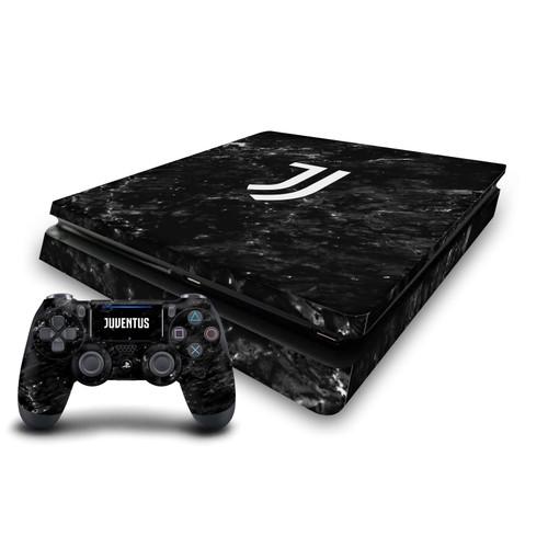 Juventus Football Club Art Black Marble Vinyl Sticker Skin Decal Cover for Sony PS4 Slim Console & Controller