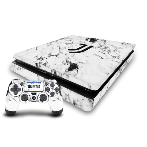 Juventus Football Club Art White Marble Vinyl Sticker Skin Decal Cover for Sony PS4 Slim Console & Controller