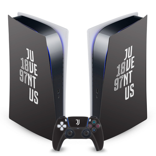 Juventus Football Club Art Typography Vinyl Sticker Skin Decal Cover for Sony PS5 Digital Edition Bundle