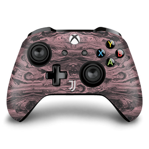 Juventus Football Club Art Black & Pink Marble Vinyl Sticker Skin Decal Cover for Microsoft Xbox One S / X Controller