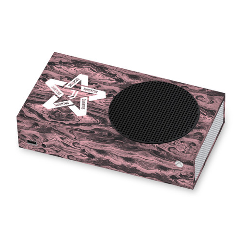 Juventus Football Club Art Black & Pink Marble Vinyl Sticker Skin Decal Cover for Microsoft Xbox Series S Console