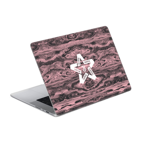 Juventus Football Club Art Black & Pink Marble Vinyl Sticker Skin Decal Cover for Apple MacBook Pro 14" A2442