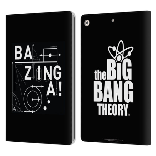 The Big Bang Theory Bazinga Physics Leather Book Wallet Case Cover For Apple iPad 10.2 2019/2020/2021