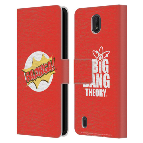 The Big Bang Theory Bazinga Pop Art Leather Book Wallet Case Cover For Nokia C01 Plus/C1 2nd Edition